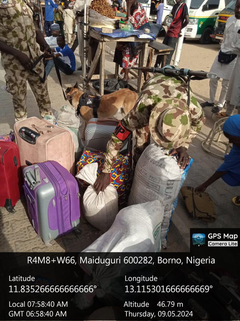 Nigerian Army arrests soldier in possession of illegal ammunition, grenade in Borno 2 20240510 055516