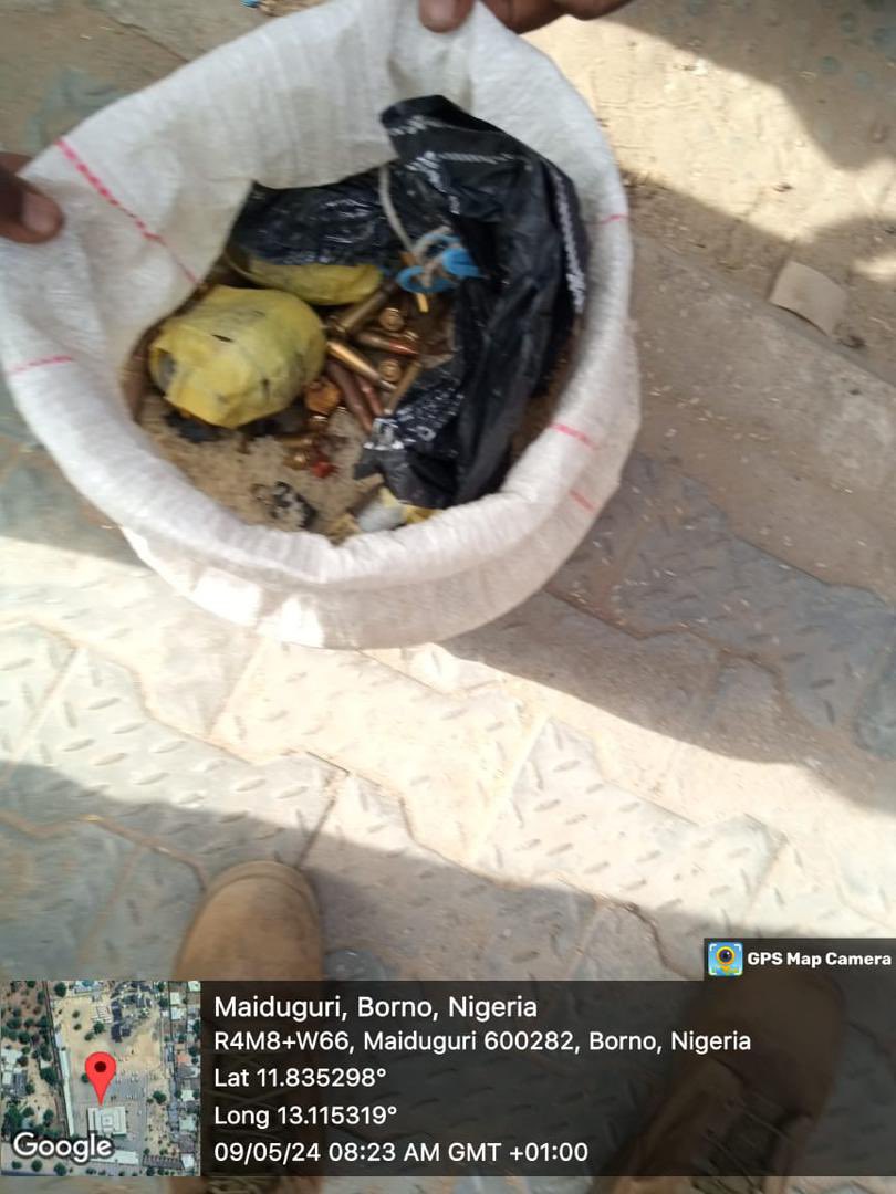 Nigerian Army arrests soldier in possession of illegal ammunition, grenade in Borno 3 20240510 055518