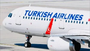 A Turkish Airlines aircraft.