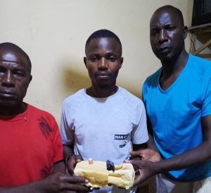 The 3 arrested drug suspects