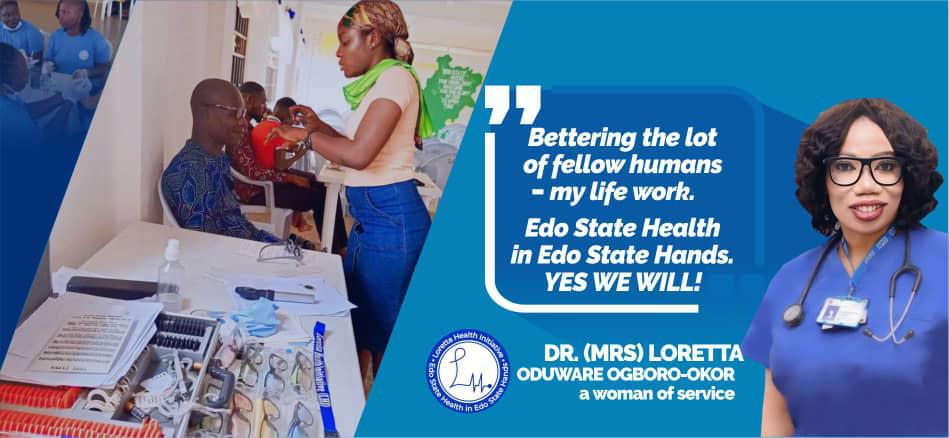 Assessing private sector role in health sector: The Loretta Health Initiative example 2 Attending to a patient
