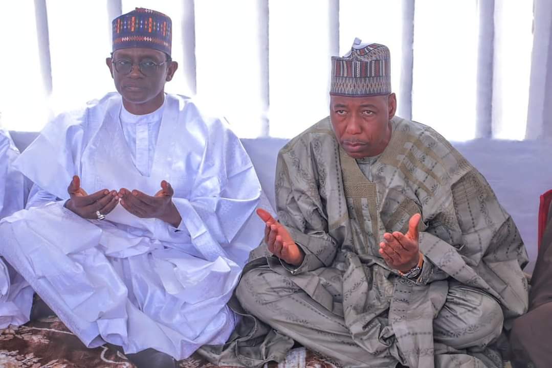 Governor of Yobe State, Mai Mala Buni and Borno State Governor, Babagana Zulum
