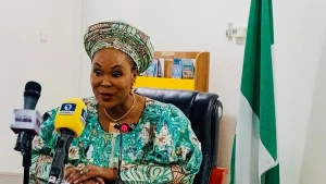 Minister of Women Affairs, Mrs Uju Kennedy-Ohanenye