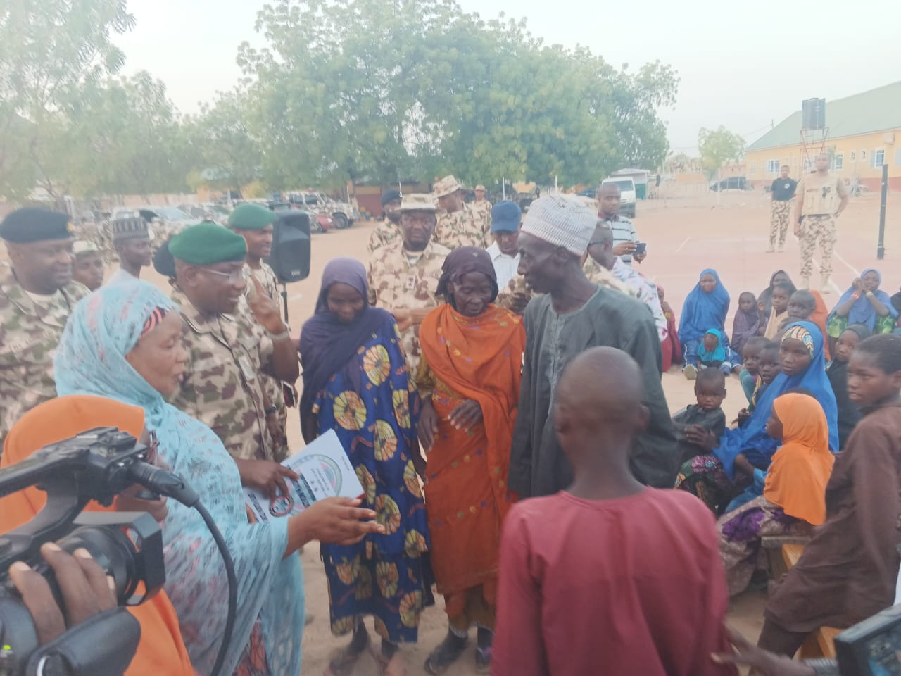 Military hands over 350 rescued persons from Sambisa Forest to Borno Govt 2 IMG 20240521 WA0010