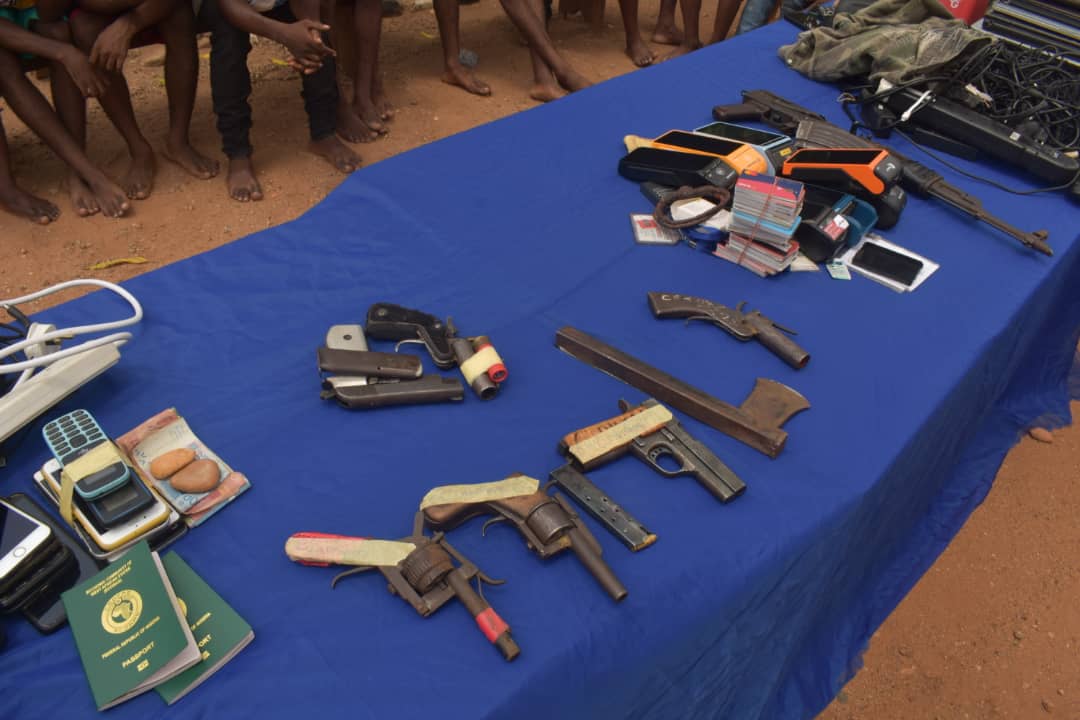 Police raid fraud academy in Markudi, arrest Internet fraudsters, kidnappers 3 IMG 20240521 WA0038