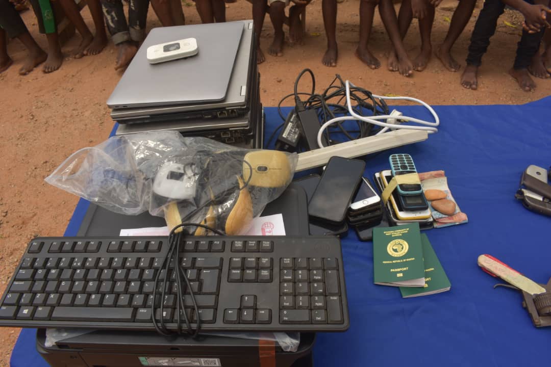 Police raid fraud academy in Markudi, arrest Internet fraudsters, kidnappers 4 IMG 20240521 WA0039