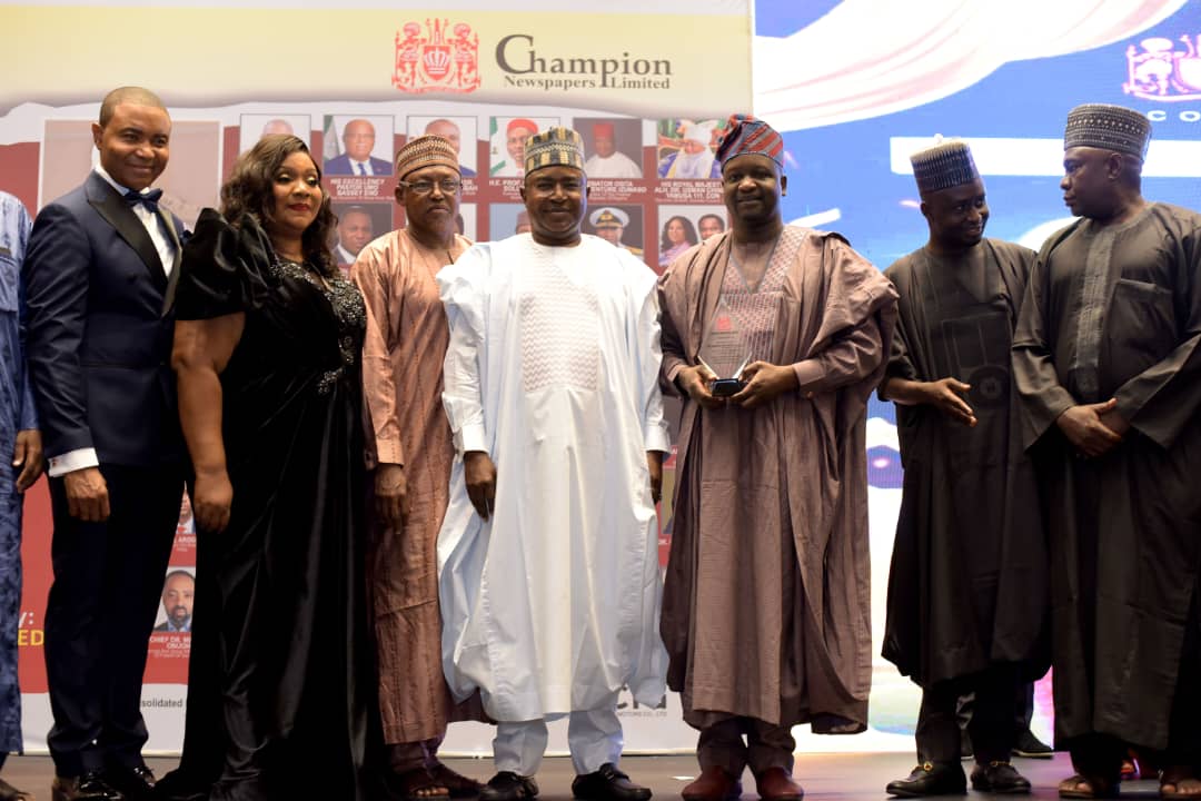 Borno State Governor, Babagana Zulum was represented at the award ceremony by his deputy, Hon. Usman Kadufur