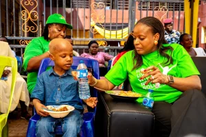 Mrs Nonye Soludo celebrating children’s day in Awka