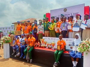 Students who have excelled in various competitions in Lagos State.