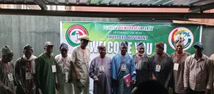 PDP stalwarts at the reconciliatory stakeholders’ meeting on Wednesday in Lagos