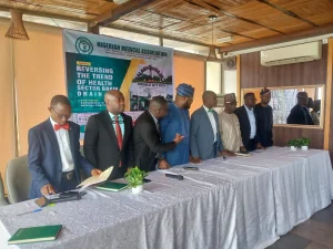The newly elected executive of Nigeria Medical Association (NMA) 2024-2026