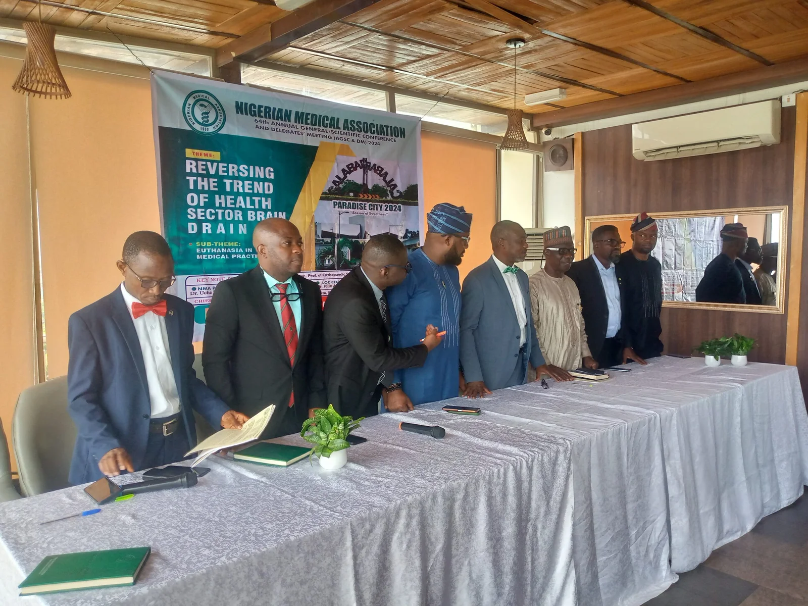 The newly elected executive of Nigeria Medical Association (NMA) 2024-2026
