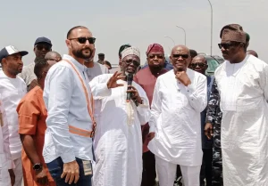 FCT Minister, Nyesom Wike inspecting ongoing projects in Abuja