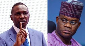 EFCC Chairman, Ola Olukoyede and former Kogi State Governor, Yahaya Bello
