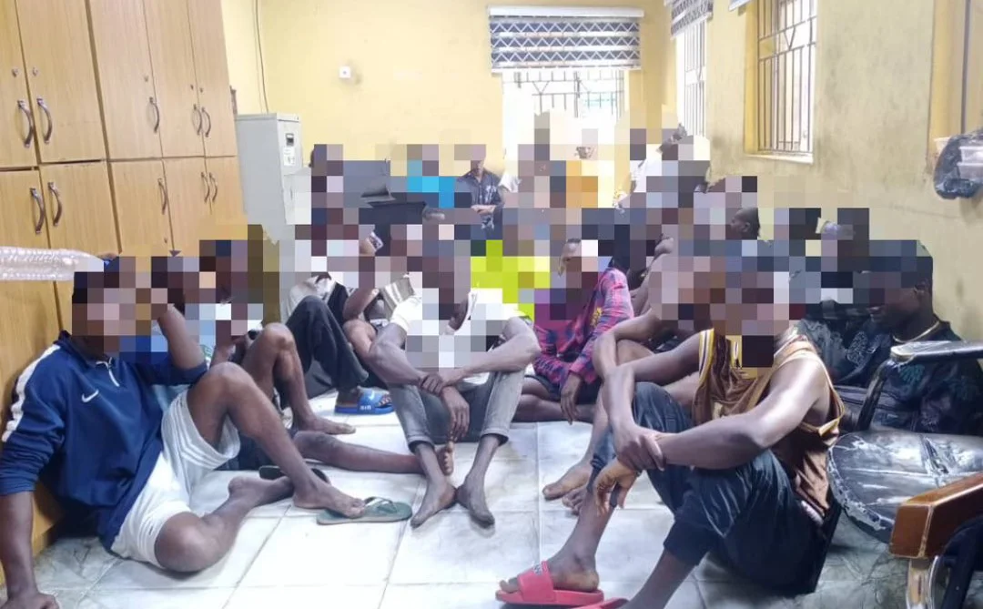 Arrested suspects