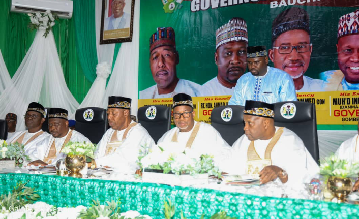 North East Governors at a meeting in Bauchi State