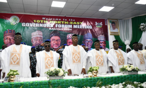 North East Governors at a meeting in Bauchi State