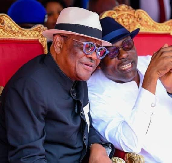 FCT Minister, Nyesom Wike and Rivers State Governor, Siminalayi Fubara