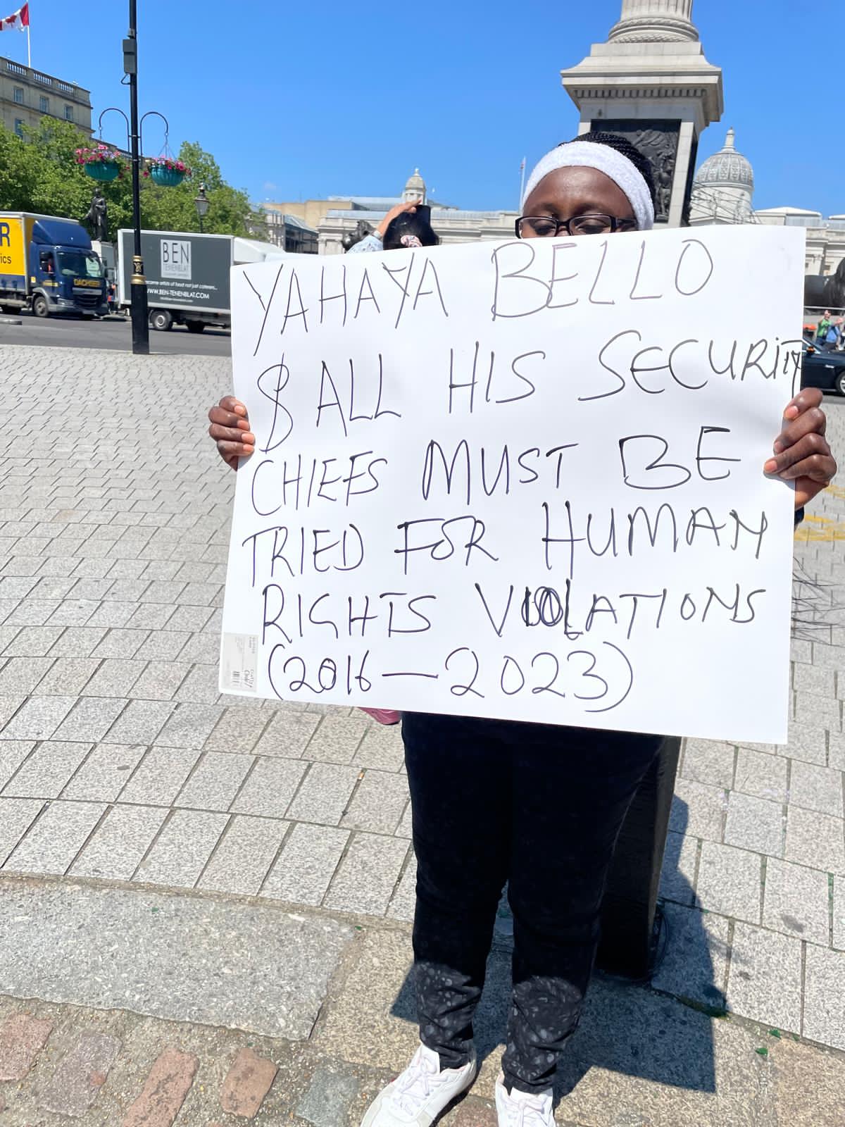 Yahaya Bello protest