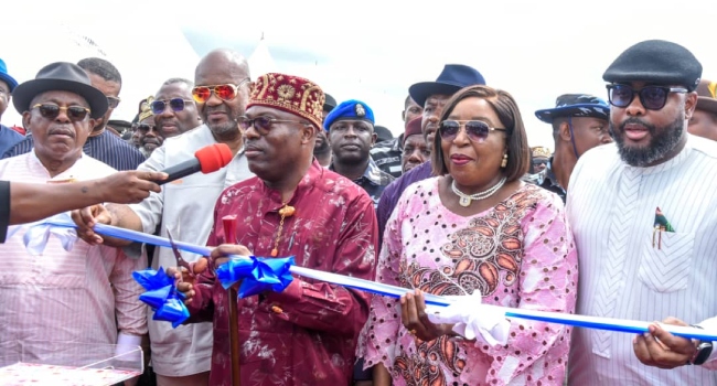 Fubara inaugurates road