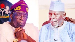 President Bola Tinubu and ace journalist, Sidi Ali