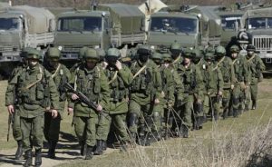 Russian military troops