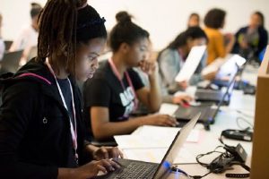 Nigerian students coding