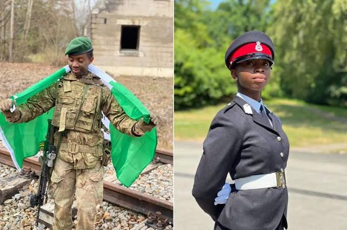 Second Lt. Oluchukwu Owowoh is the first Nigerian female cadet to graduate from the Royal Military Academy (RMA), Sandhurst, United Kingdom.