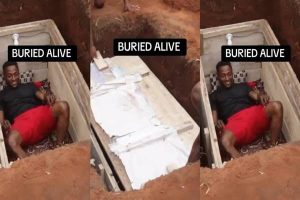 Young C 24-hour buried alive challenge
