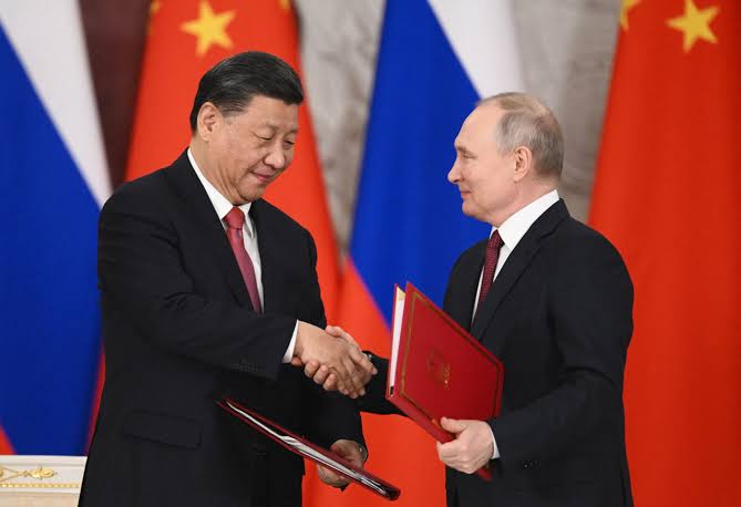 Russian President Vladimir Putin and Chinese President Xi Jinping