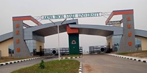 Entrance gate of Akwa-Ibom State University