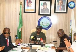 NDDC MD, Samuel Ogbuku, speaking at the launch of the second phase of Project HOPE in Port Harcourt on Wednesday.