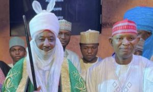 Emir of Kano, Lamido Sanusi and Governor Abba Yusuf
