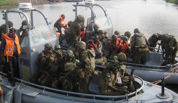 Nigerian Navy troops