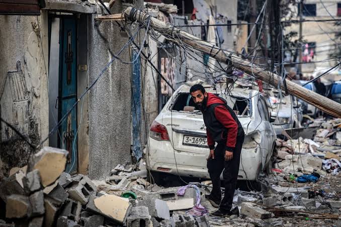 Aftermath of Israeli's bombing of Rafah