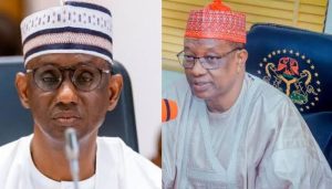 NSA Nuhu Ribadu and Deputy Governor of Kano State, Malam Aminu Gwarzo