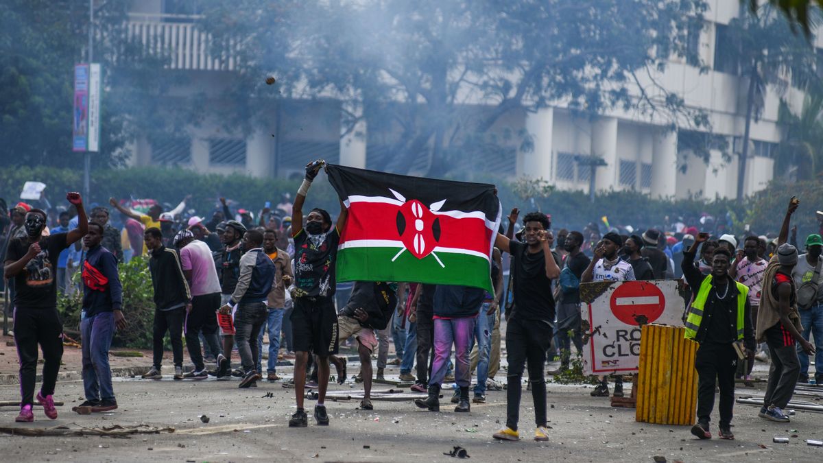 Kenyan protesters