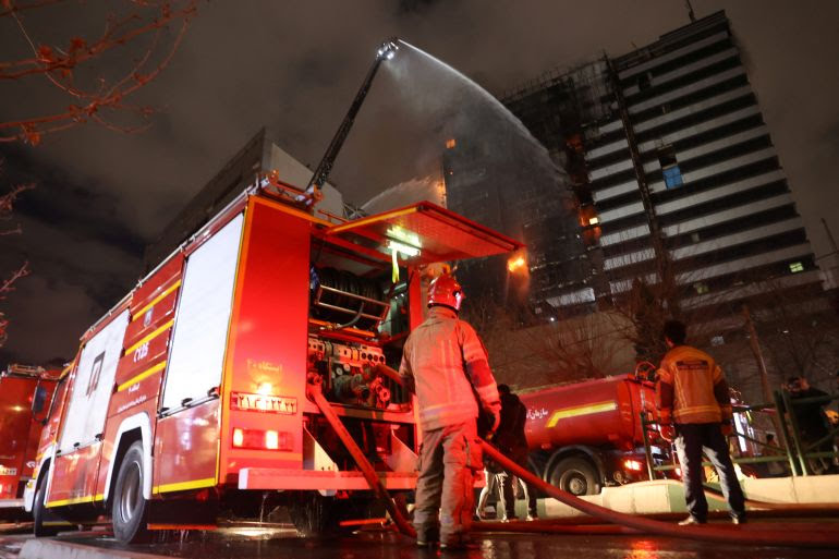 The fire in Rasht comes after a blaze in January ripped through Gandhi hospital in Tehran [File: Majid Asgaripour/WANA via Reuters]