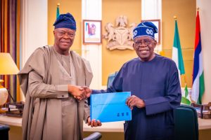 Minister of Finance, Wale Edun presents new minimum wage template to President Tinubu