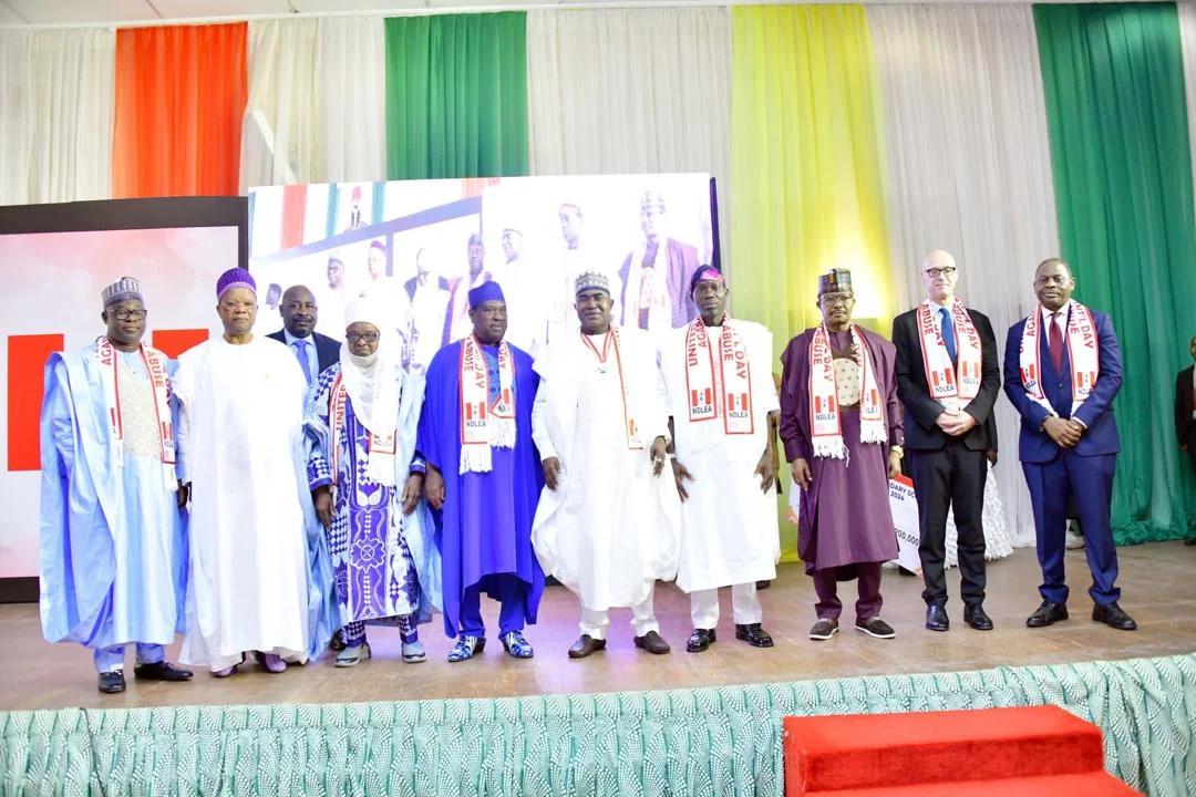 Sen. George Akume, Secretary to the Government of the Federation, Brig.-Gen. Mohamed Buba Marwa (Rtd), Chairman/Chief Executive Officer of NDLEA, other dignitaries at the International Day Against Drug Abuse and Illicit Trafficking on Wednesday in Abuja