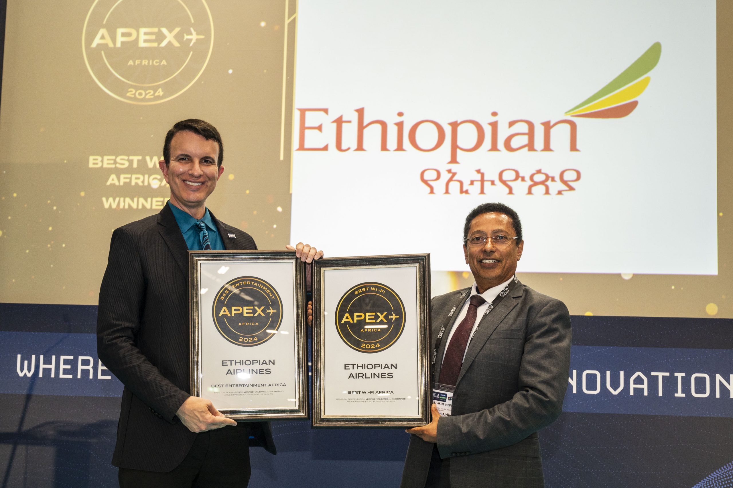 Ethiopian Airlines soars to new heights with 'Best Entertainment' and 'Best Wi-Fi' Awards JOEL OLADELE, — National Accord Newspaper