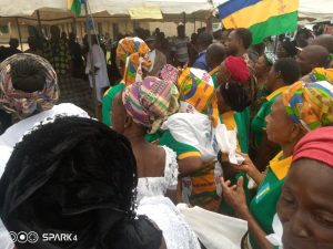 Cross section of Ogoni women at the congress