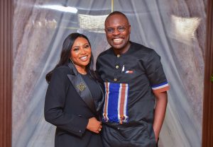Stephanie Coker Aderinokun and Chude Jideonwo, the host of #WithChude