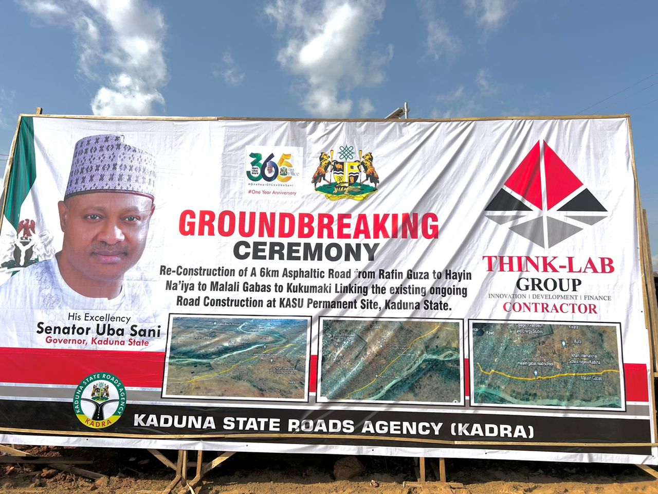 Kaduna State Governor, Senator Uba Sani, breaks ground on two major road projects, Thinklab Group Limited leads the way 2 IMG 20240604 WA0024