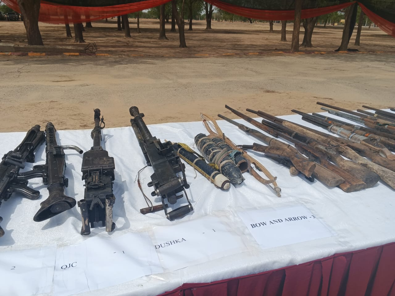 COAS commissions road projects, office complex, inspects recovered items in Maiduguri 3 IMG 20240617 WA0090