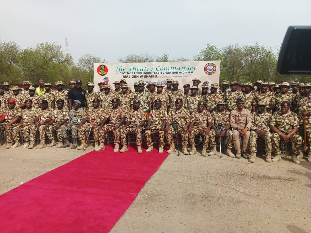 COAS commissions road projects, office complex, inspects recovered items in Maiduguri 5 IMG 20240617 WA0108