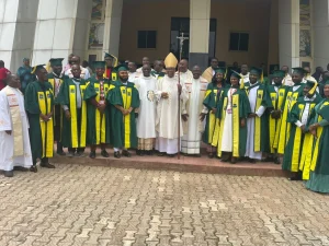 Picture taken at the graduation ceremony of the trainers and the inauguration of the Catholic Social Teaching (CST) programme for the Catholic Secretariat of Nigeria (CSN) in Abuja