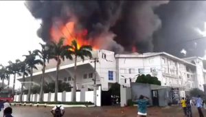 Christ Embassy Church on Fire