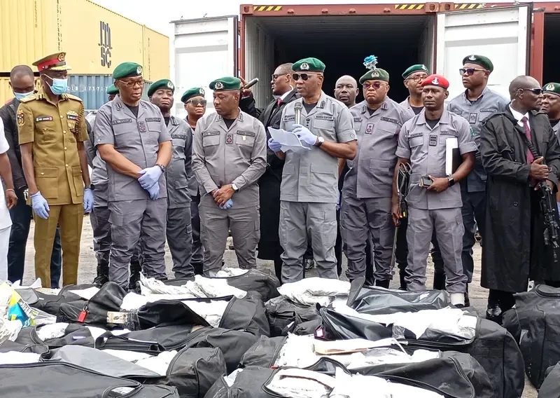 Customs intercept drugs