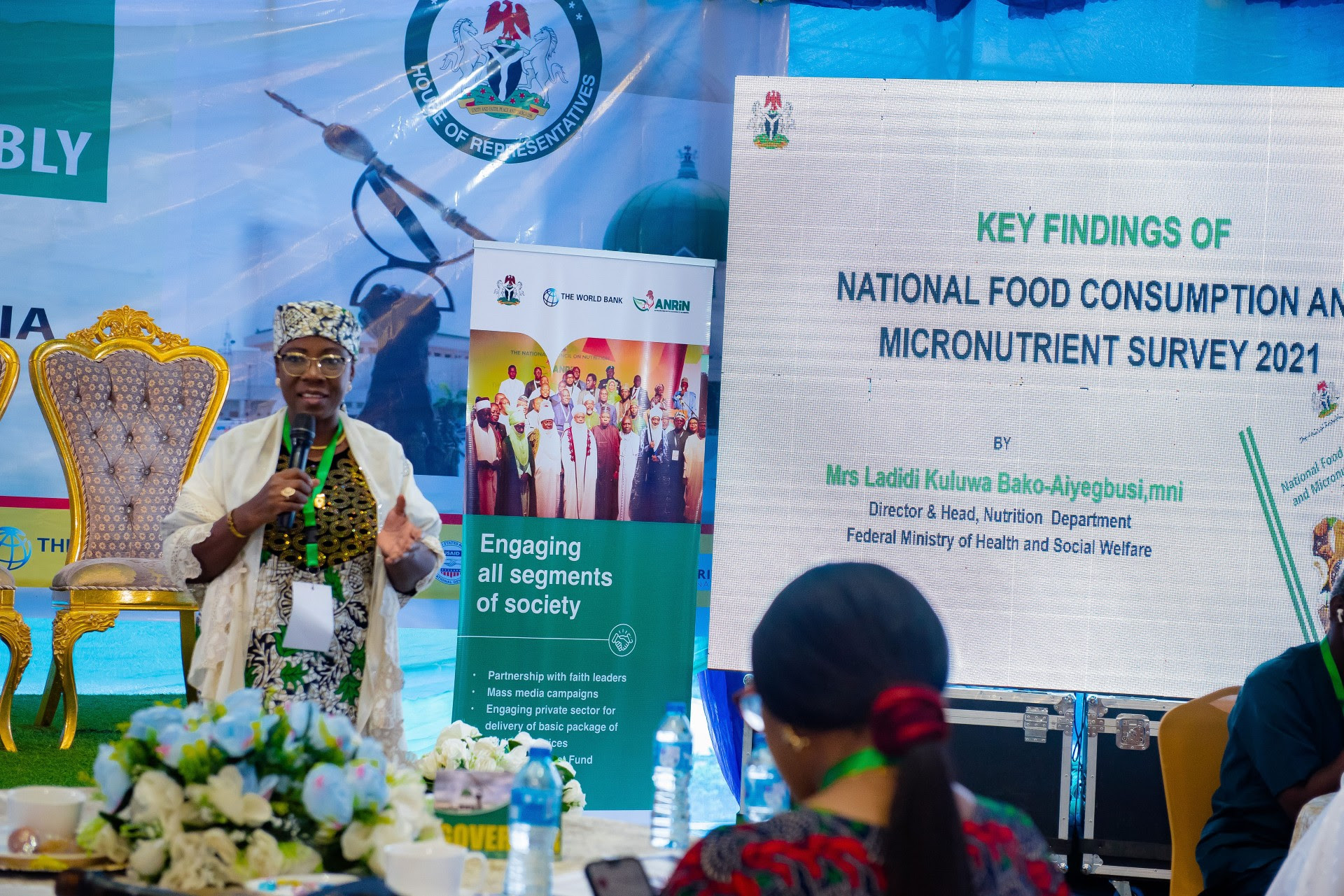 How the Legislature can help boost Nutrition and Food Security in Nigeria 6 Mrs. Ladidi Kuluwa Bako Aiyegbusi